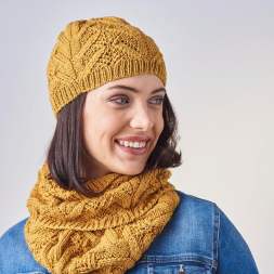 Lace Hat And Cowl Knitting Pattern