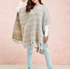Lace Poncho Knitting Pattern
