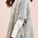 Lace Poncho Knitting Pattern