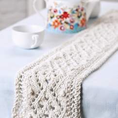 Lace Table Runner Knitting Pattern