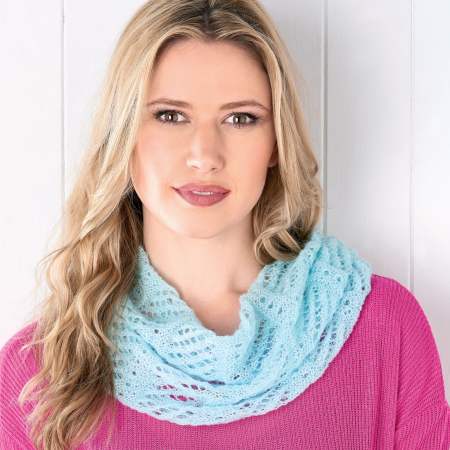 Beginner’s lacy cowl Knitting Pattern