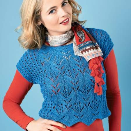 Classic Lace T-Shirt Knitting Pattern