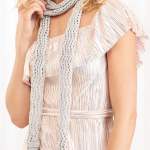 Lacy Skinny Scarf Knitting Pattern