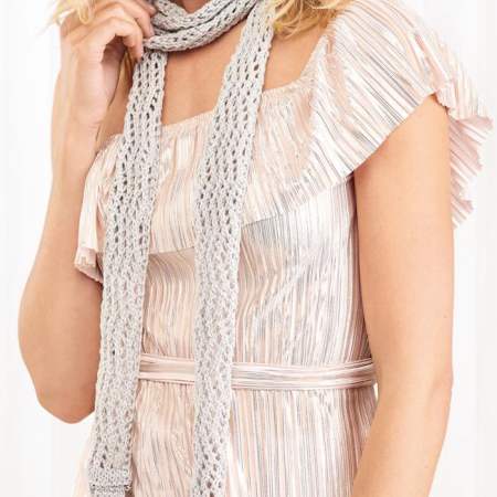 Lacy Skinny Scarf | Free Knitting Patterns | Let's Knit ...