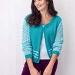 Lacy Sleeved Cardigan Knitting Pattern