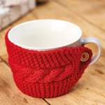 Last Minute Knitted Christmas Gifts: Tie, Mug Cosy, Mittens Knitting Pattern