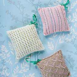 Lavender Pillows Knitting Pattern