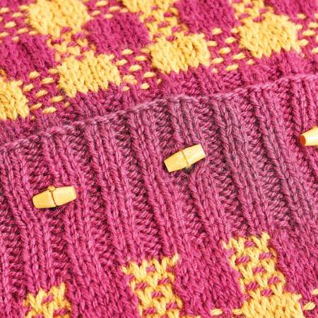 Learn To Knit A Plaid Stitch Tartan Cushion Knitting Pattern