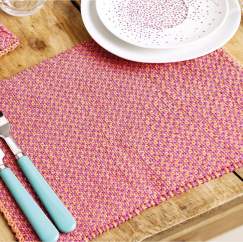 Learn To Knit Linen Stitch Placemats Knitting Pattern