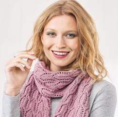 Learn to Knit A Lacy Scarf Knitting Pattern