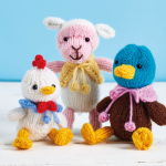 Chicken, Duck & Lamb | Farmyard Favourites Set Knitting Pattern