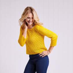 Light Lace Jumper Knitting Pattern