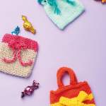 Little Bow Gift Bags Knitting Pattern