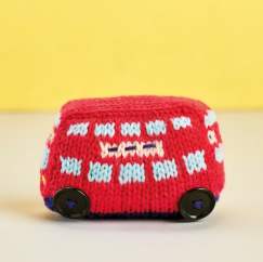 Mini London Bus Knitting Pattern