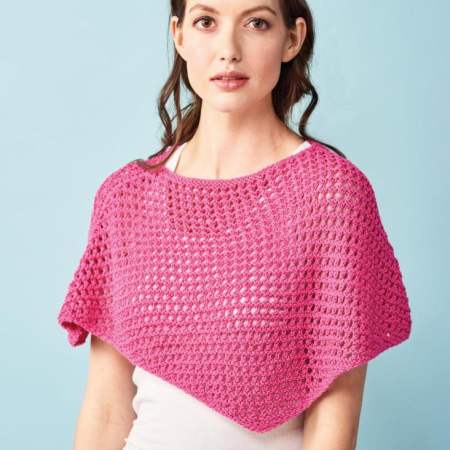 Learn To Knit A Lace Summer Poncho Knitting Pattern