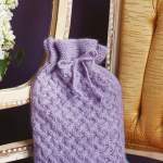 Cosy Cabled Hot Water Bottle Cover Knitting Pattern