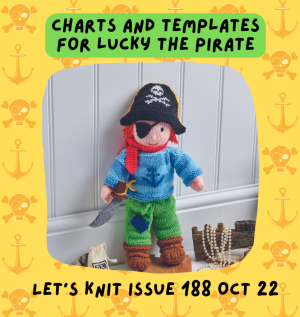 Lucky the Pirate: Charts and Templates (LK 188 Oct 22)