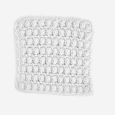Swatch Club: White Puffs crochet Pattern
