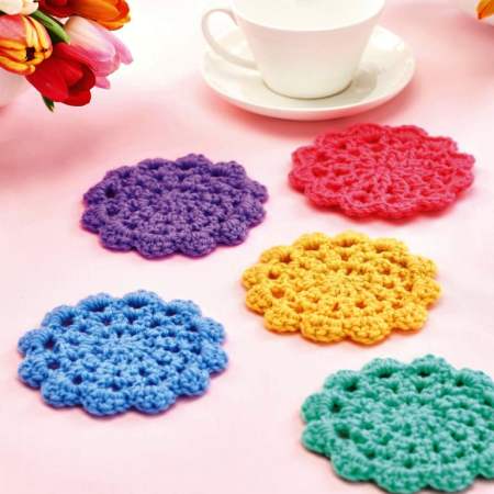 Mandala Coasters crochet Pattern