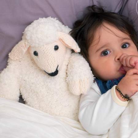 Sheep Hot Water Bottle Cover Knitting Pattern