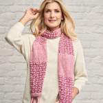 Medallion Stitch Scarf Knitting Pattern