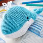 Melville the whale zip purse Knitting Pattern