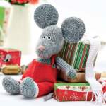 Melvin Mouse Christmas Toy Knitting Pattern Knitting Pattern