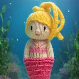 Easy Mermaid Comfort Doll | Toy Knitting Pattern Knitting Pattern