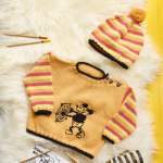 Mickey Mouse Baby Jumper Knitting Pattern (Steamboat Willie) Knitting Pattern