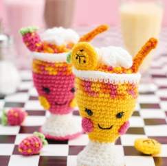 Milkshakes Crochet Pattern
