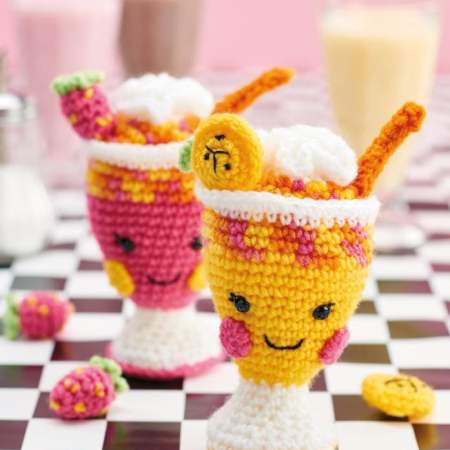 Milkshakes crochet Pattern