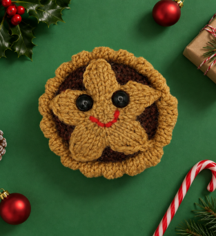 Christmas Mince Pie Knitting Pattern Knitting Pattern