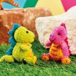 Mini Stegosaurus Dinosaurs Knitting Pattern