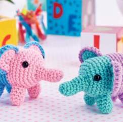Miniature Elephants Crochet Pattern