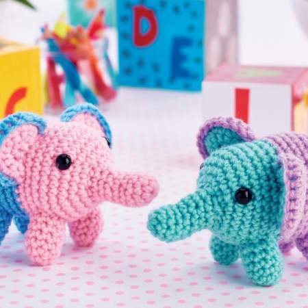 Miniature Elephants crochet Pattern