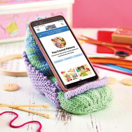 Mobile Phone Chair Knitting Pattern