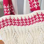 Mock Cable Eco Shopping Bag Knitting Pattern