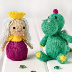 Princess & Dragon Playset Knitting Pattern