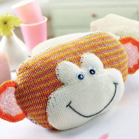 Monkey Cushion Knitting Pattern
