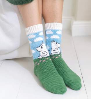 Moomin Socks Knitting Pattern | With Charts Knitting Pattern