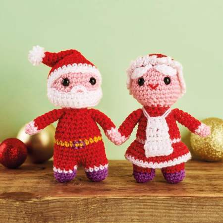 Mr & Mrs Claus crochet Pattern