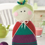 Mrs Claus Cushion Knitting Pattern Knitting Pattern