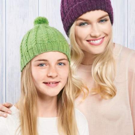 Easy Hats for Adults & Teens Knitting Pattern