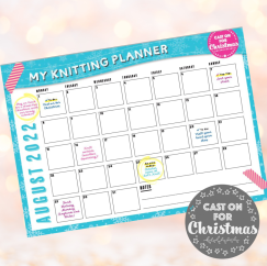 Cast On For Christmas 2022: My Knitting Planner - Knitting Pattern