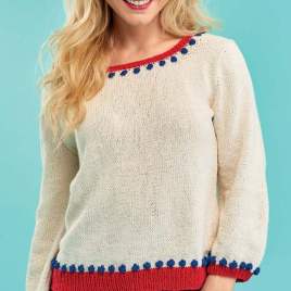 How to: knit a bobble on one row Knitting Pattern