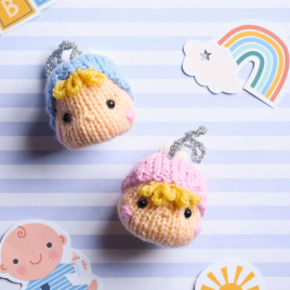 Newborn Baby Baubles Knitting Pattern Knitting Pattern