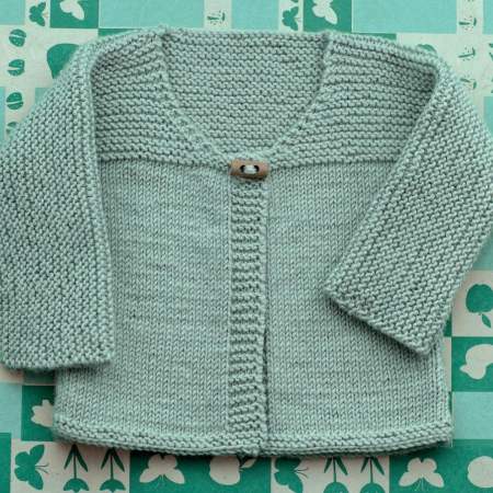 Newborn Baby Jacket Knitting Pattern