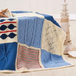 Nicely Nautical Knitalong Blanket Part Five Knitting Pattern