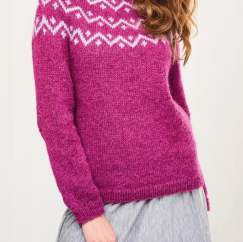 No-Sew Yoke Jumper Knitting Pattern
