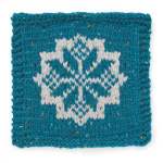Northern Star Motif Square Knitting Pattern Knitting Pattern